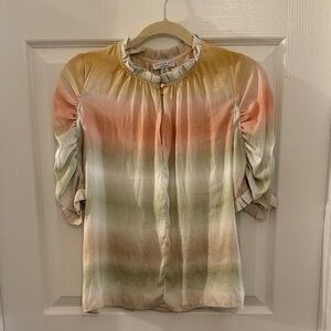 Current Air Sunset Ombre Blouse